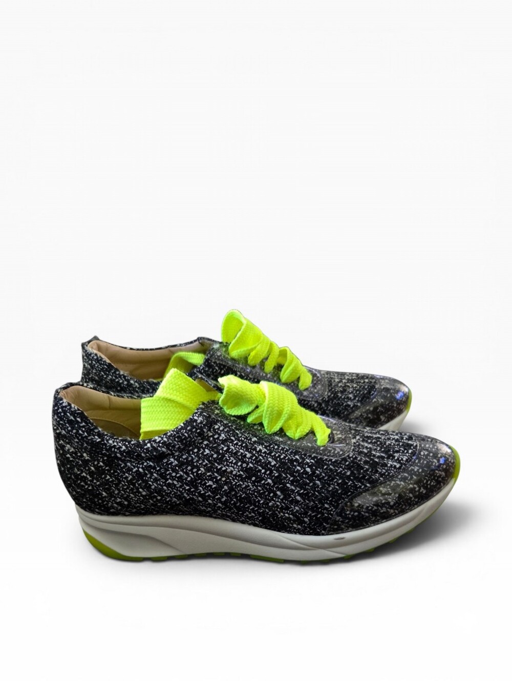 Marina Rinaldi Women's Textured Knit Sneakers Size 10 (41)